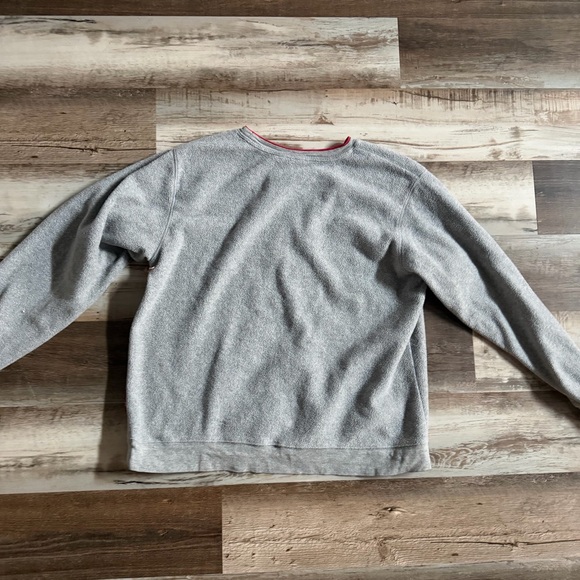 Disney Vintage Mickey Mouse Gray Crewneck Fleece Sweatshirt - Picture 7 of 9